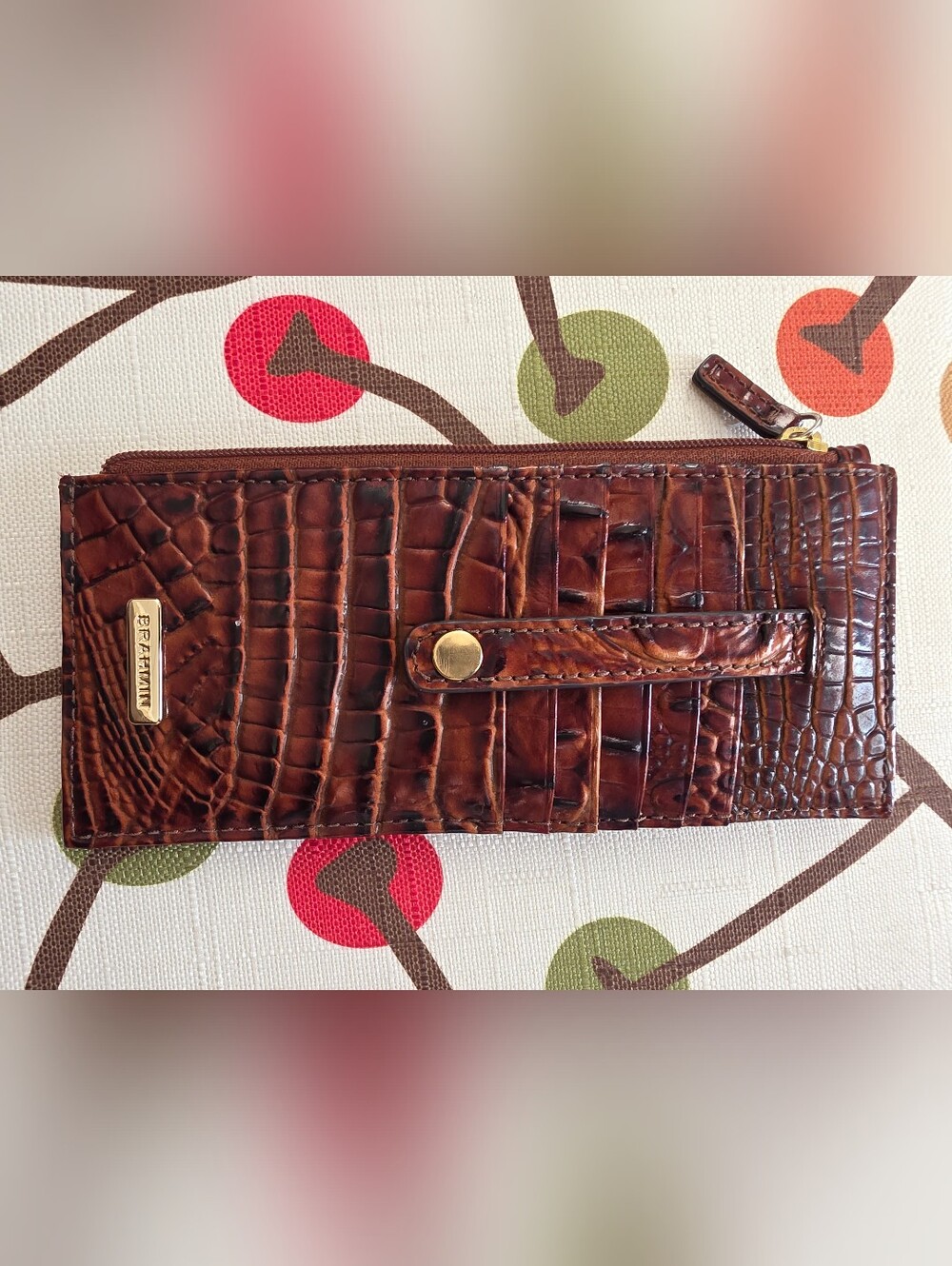 BRAHMIN Credit Card Wallet Pecan Melbourne